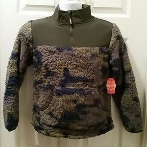 NWT, WONDER NATION, SHERPA PULLOVER,  Sz 10/12